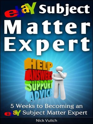 cover image of eBay Subject Matter Expert